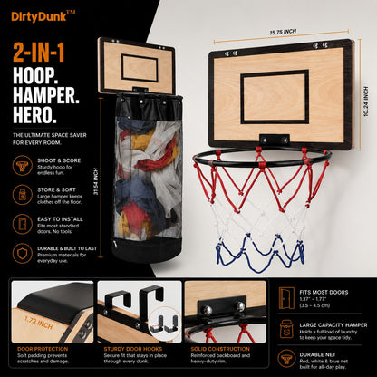 DirtyDunk™ Laundry Hoop